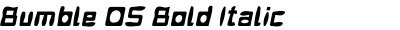 Bumble OS Bold Italic